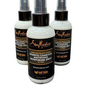 Shea Moisture Bamboo Charcoal Mattifying Moisturizer Spray - Black and White